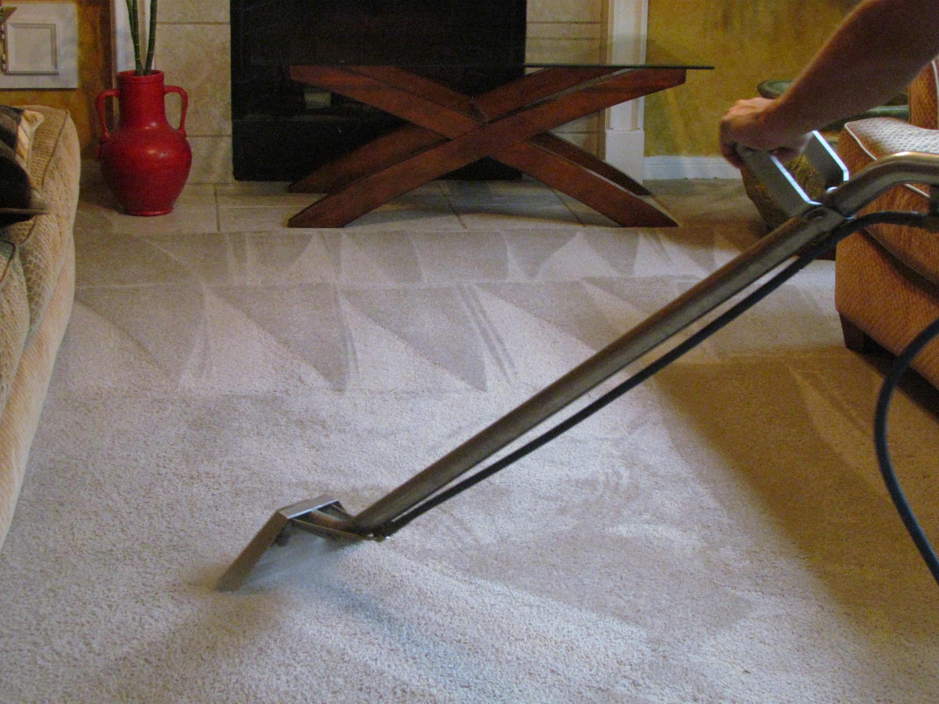 Carpet steam cleaning