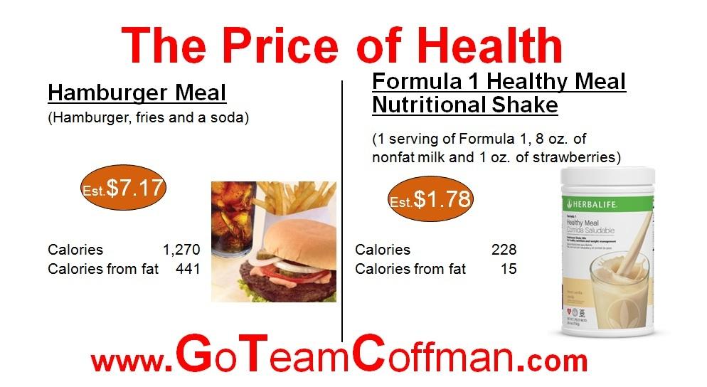 Cost v Health? You can have both