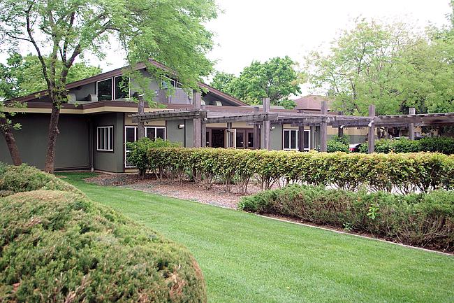 Community Center with patio and picnic area