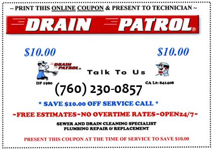 Plumber Carlsbad Coupon