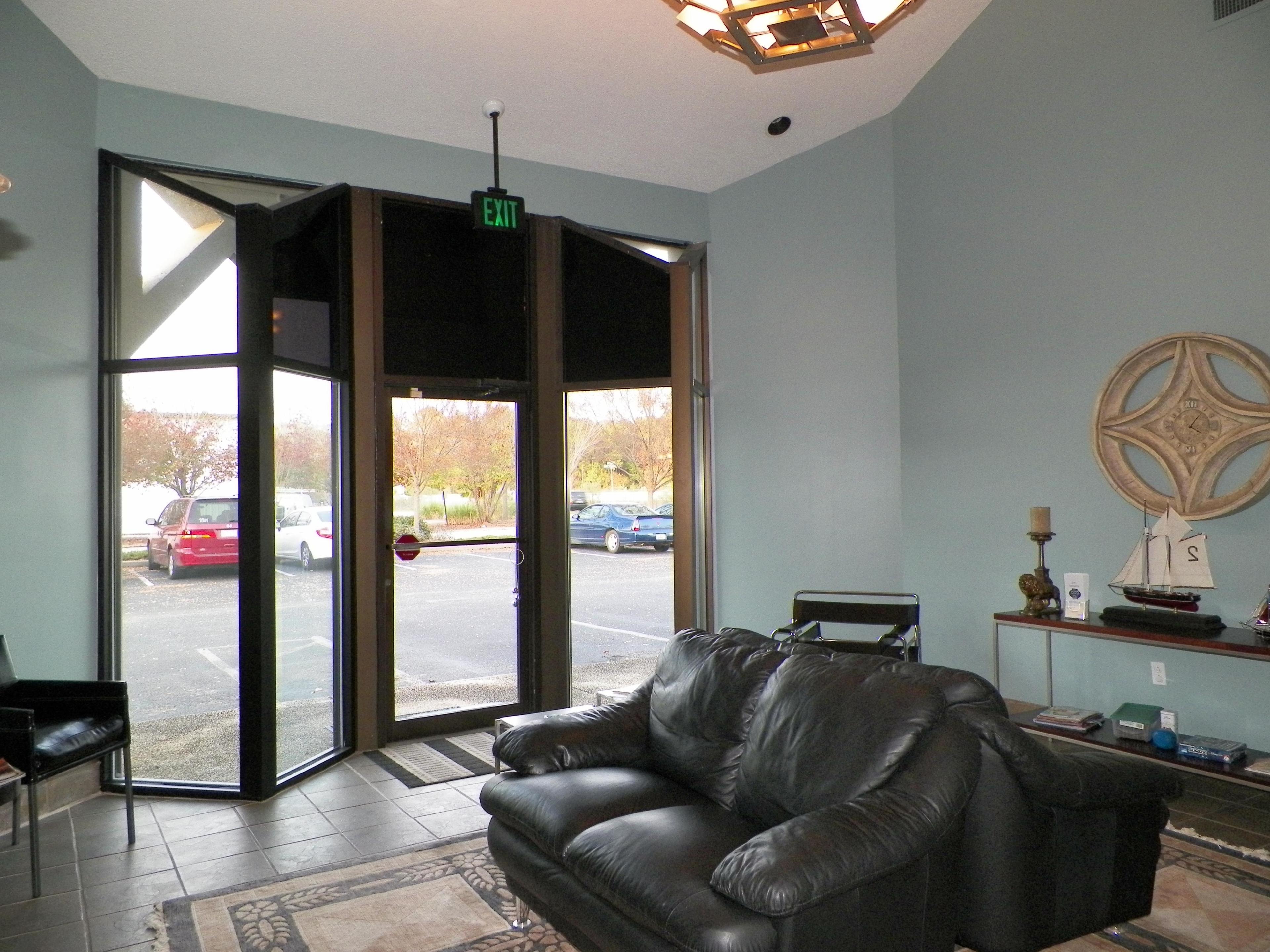 Comfortable waiting area at McCoy Law Firm