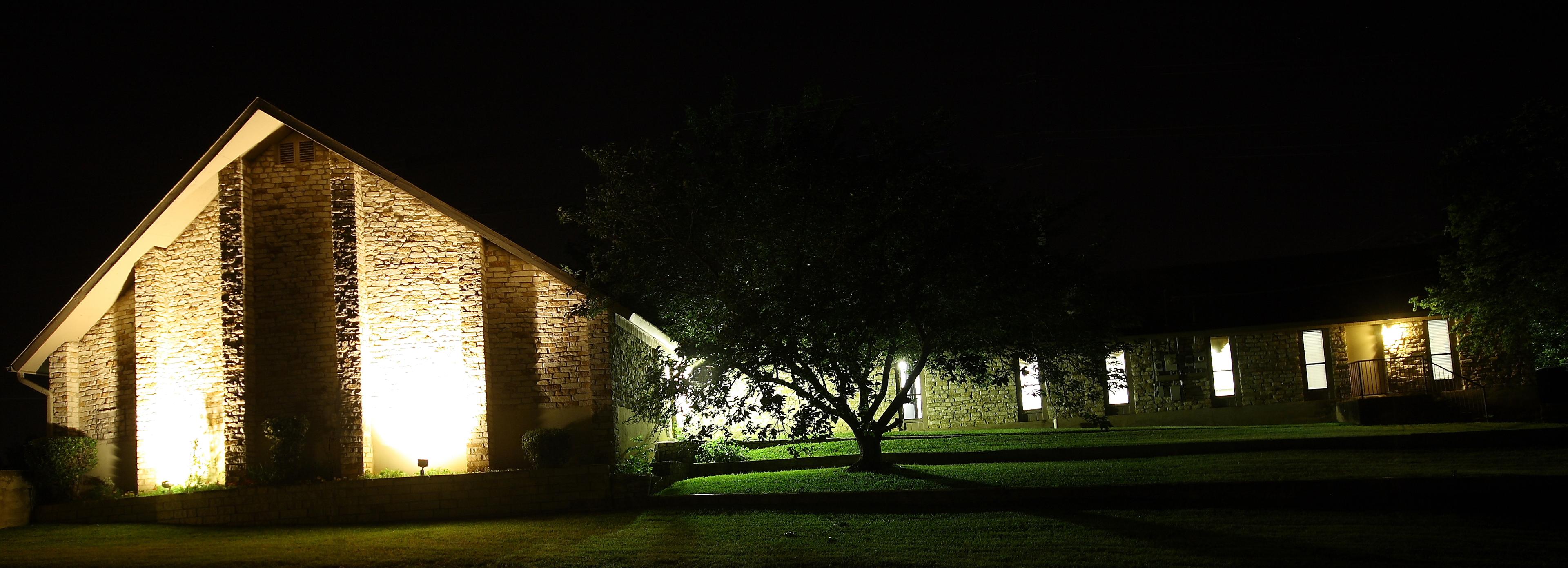 Baitul Muqeet Mosque at Night