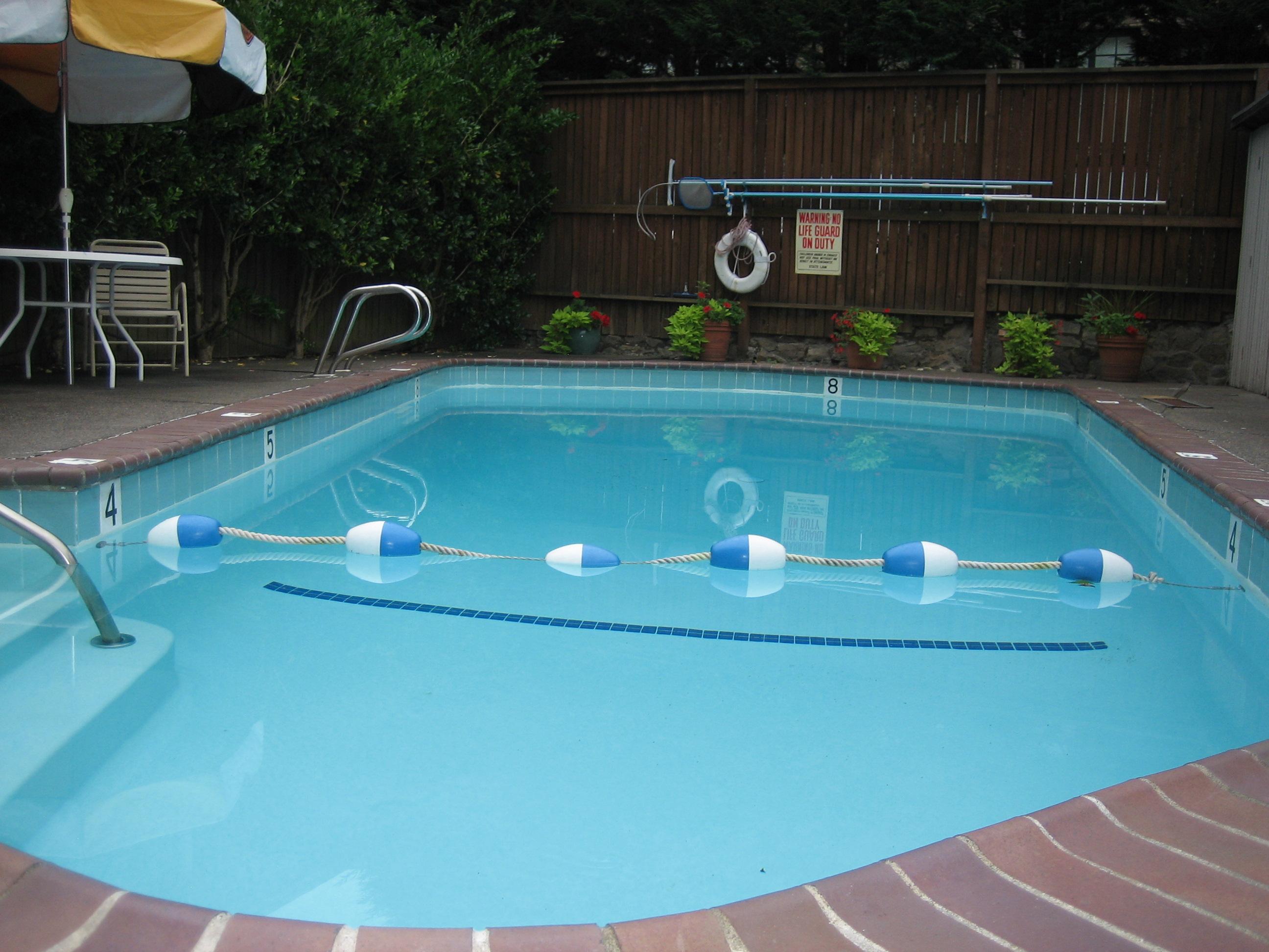 Seasonal heated pool