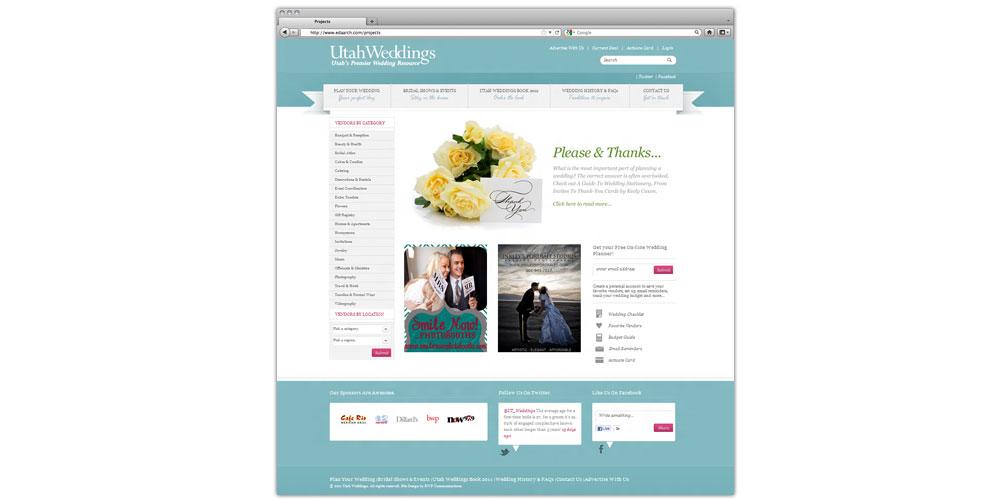 Website for Utah Weddings