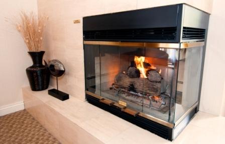 Several Deluxe Rooms feature a gas fireplace for a romantic get-away