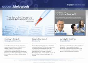 Access Biologicals is a leading source for Biological Products.