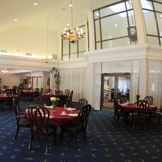 Dining room. Our guests are served three delicious meals every day!