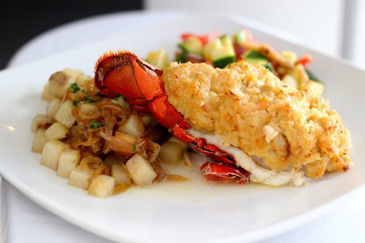 Crab Stuffed Lobster Tail