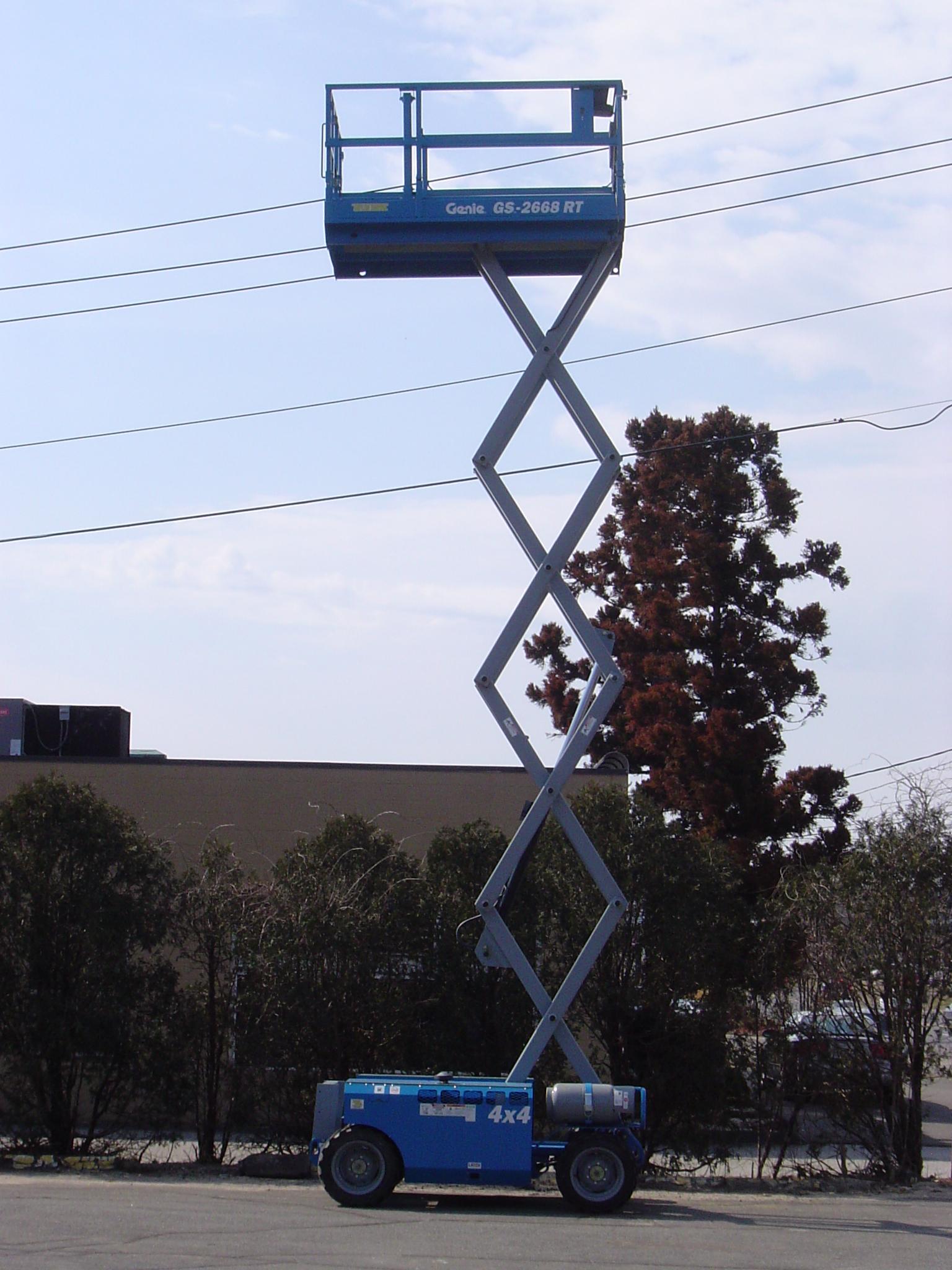 26' Rough Terrain Scissor Lift