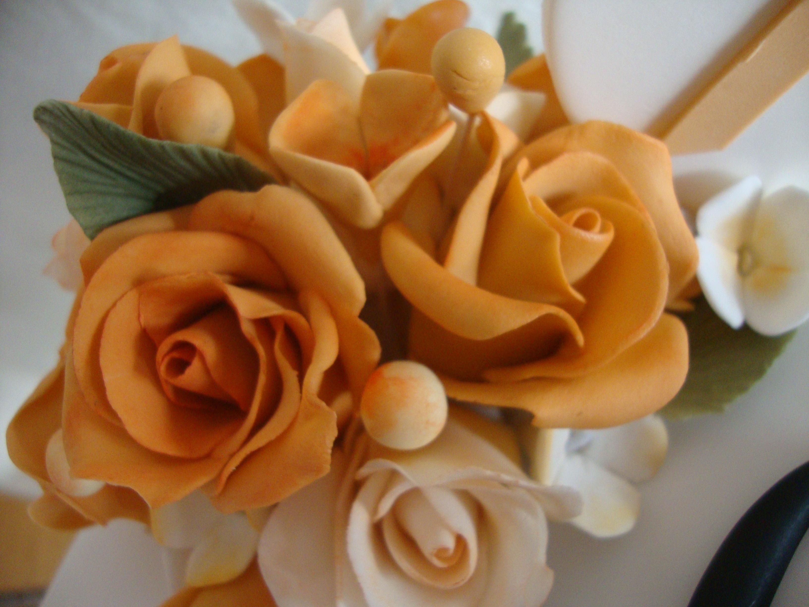 hand-made sugar flowers