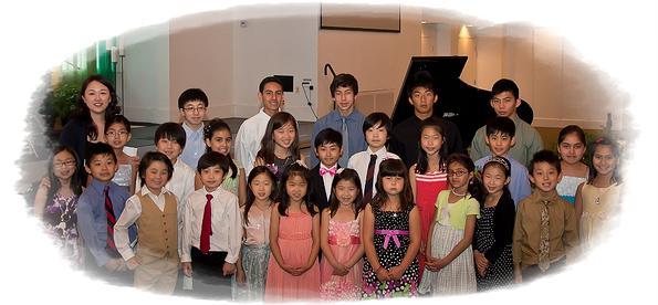 Students at the Young So Piano Studio Recital