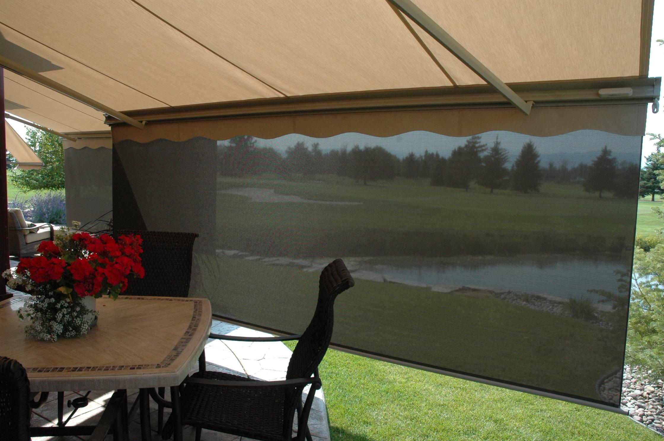 . Motorized Exterior Awning provide a great outdoor atmosphere for relaxing and entertaining.