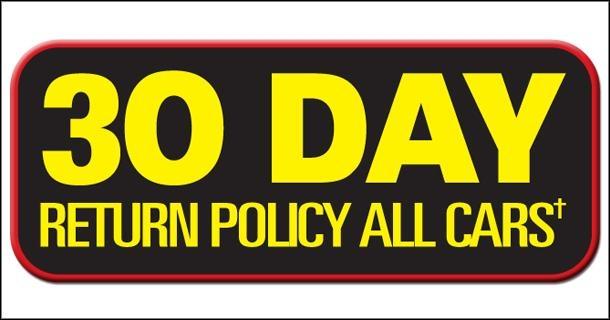 30 DAY RETURN POLICY - ALL CARS!