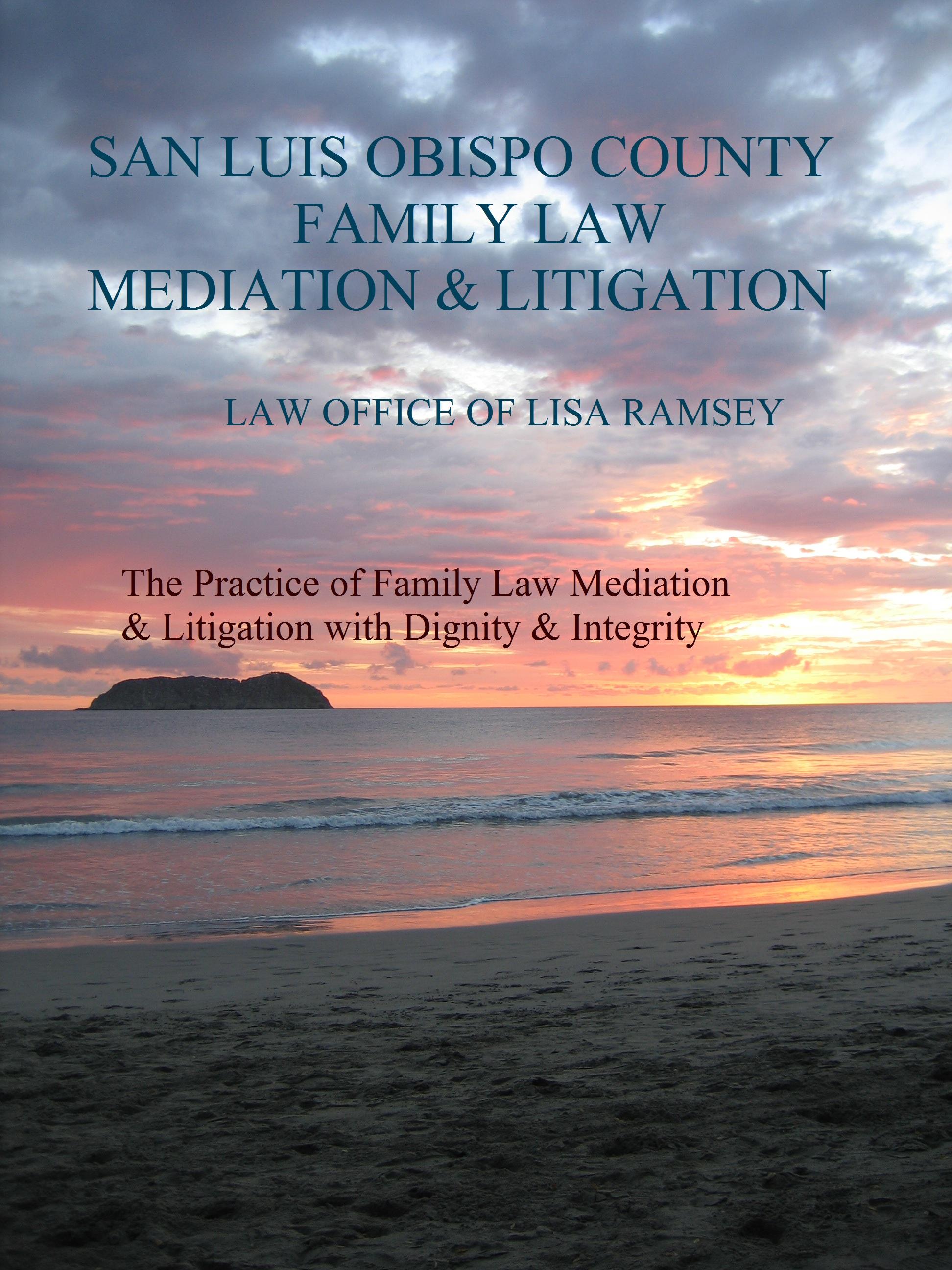 San Luis Obispo Divorce Mediation & Family Mediation