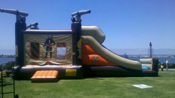 Pirate Ship Interactive Bounce House