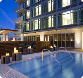 Swimming Pool at San Diego's Hotel Palomar