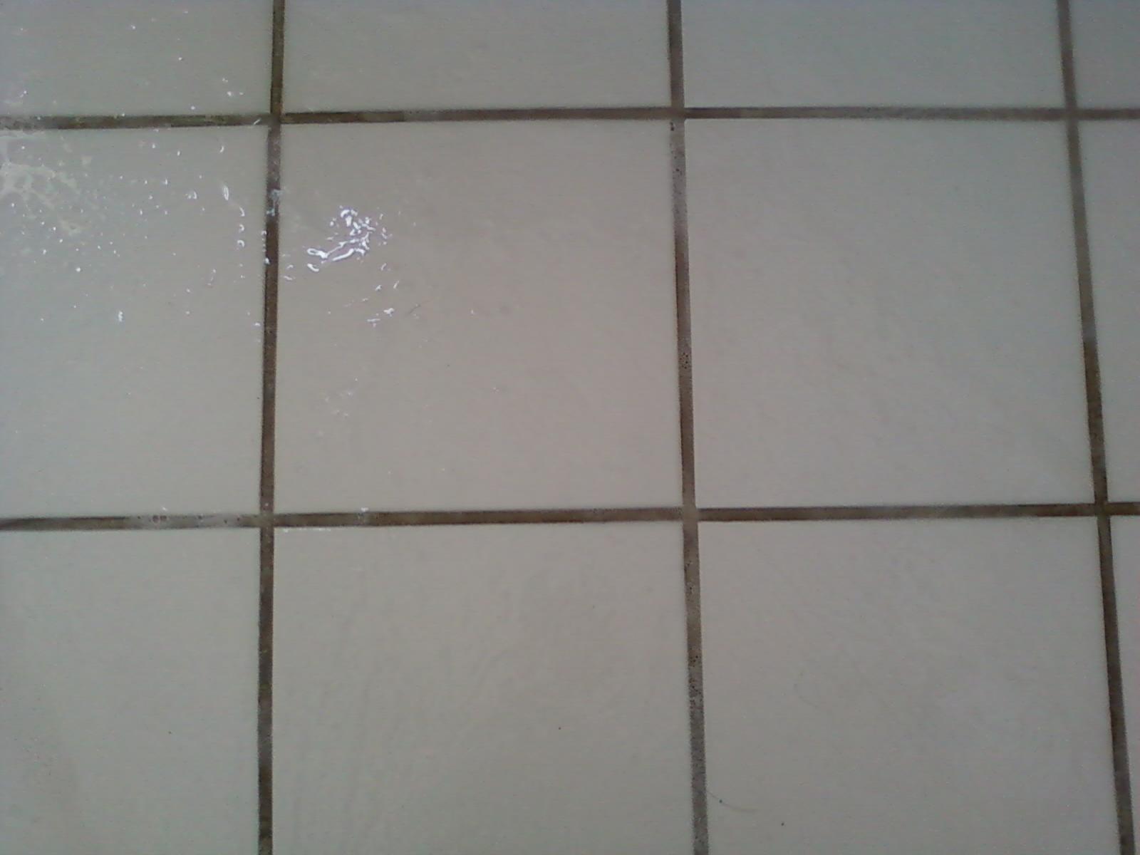 During a Tile & Grout Cleaning