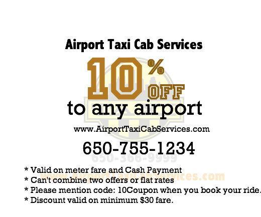 Airport Taxi Cab Coupon