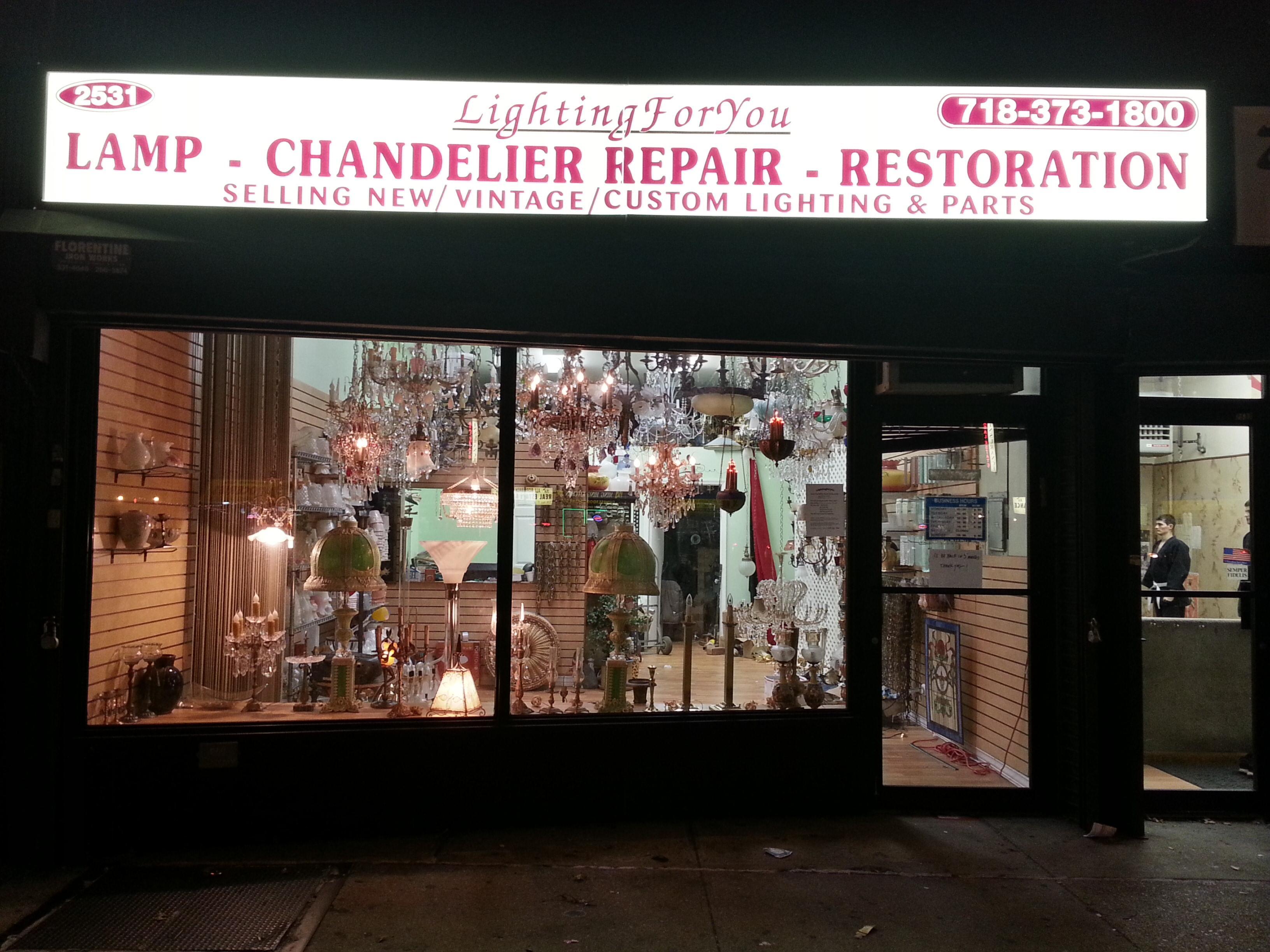 Lightingforyou Lamp & Chandelier Repair