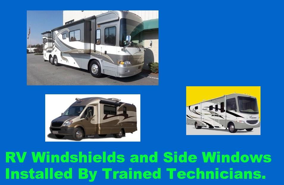 RV Windshield Coach Auto Glass Recreational Vehicle