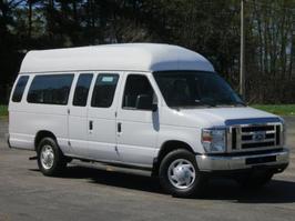 10 passenger Shuttle van that holds up to 20 pieces of luggage