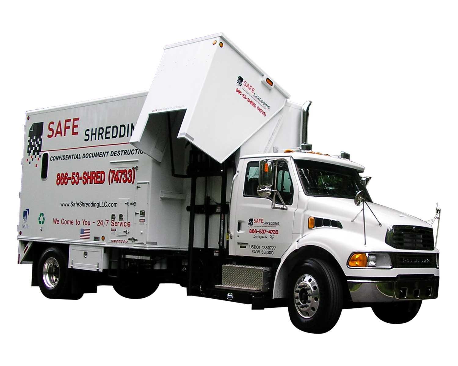 NJ Paper Shredding Truck