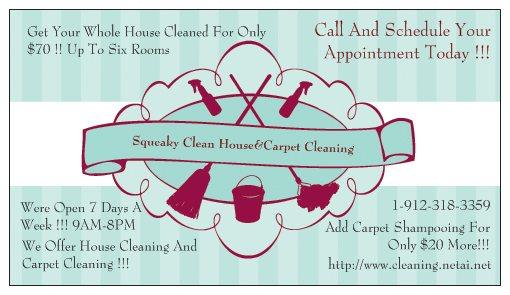 Squeaky Clean House&Carpet Cleaning