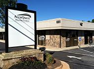 Look for this building to find the Gainesville AccuQuest Hearing Center