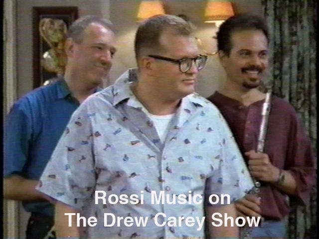 Rossi Music musicians on TV episode of "Drew Carey Show"