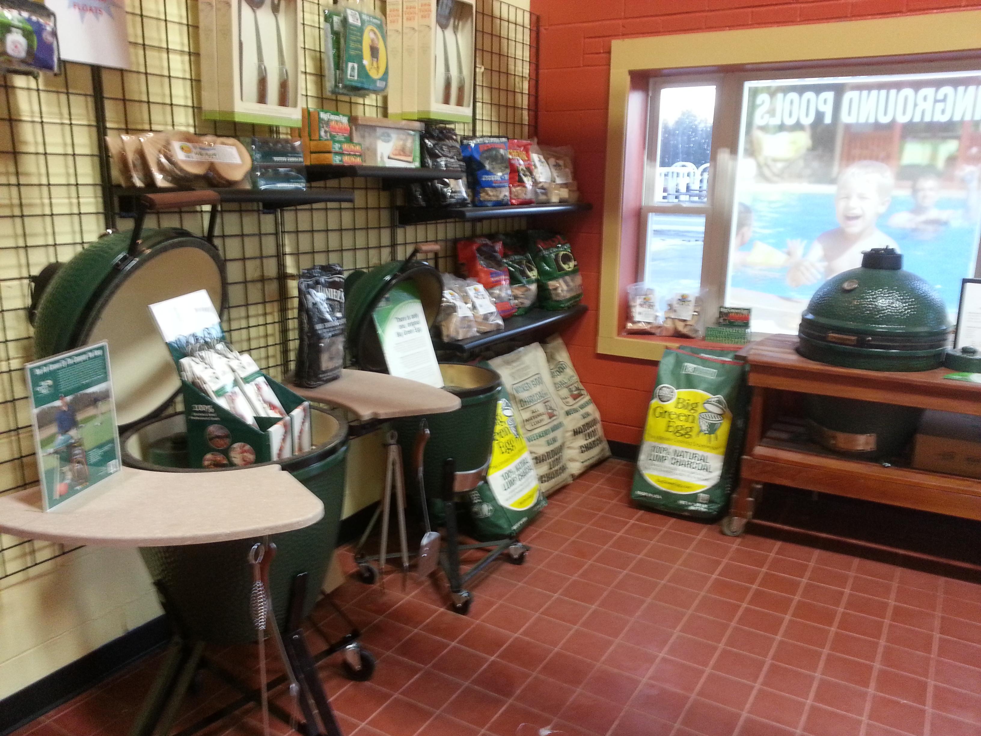 We sell the Big Green Egg!