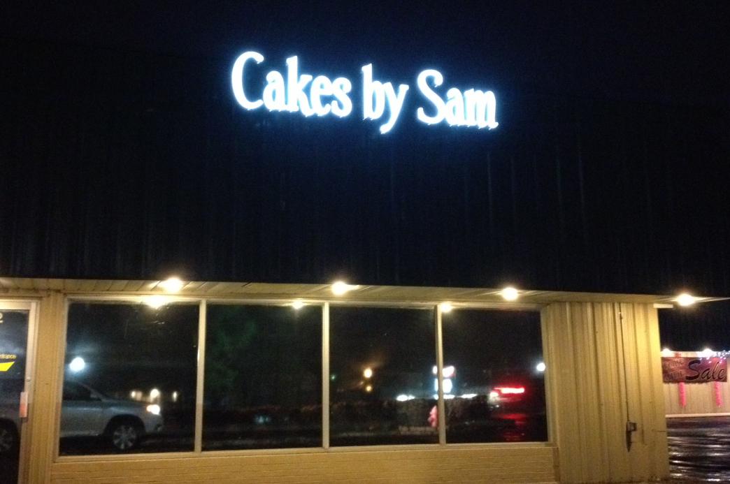 Cakes by Sam at Night