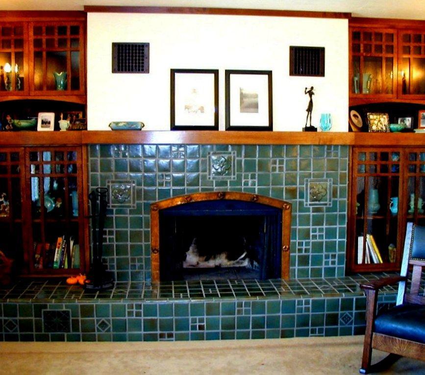 Arts & Crafts Fireplace