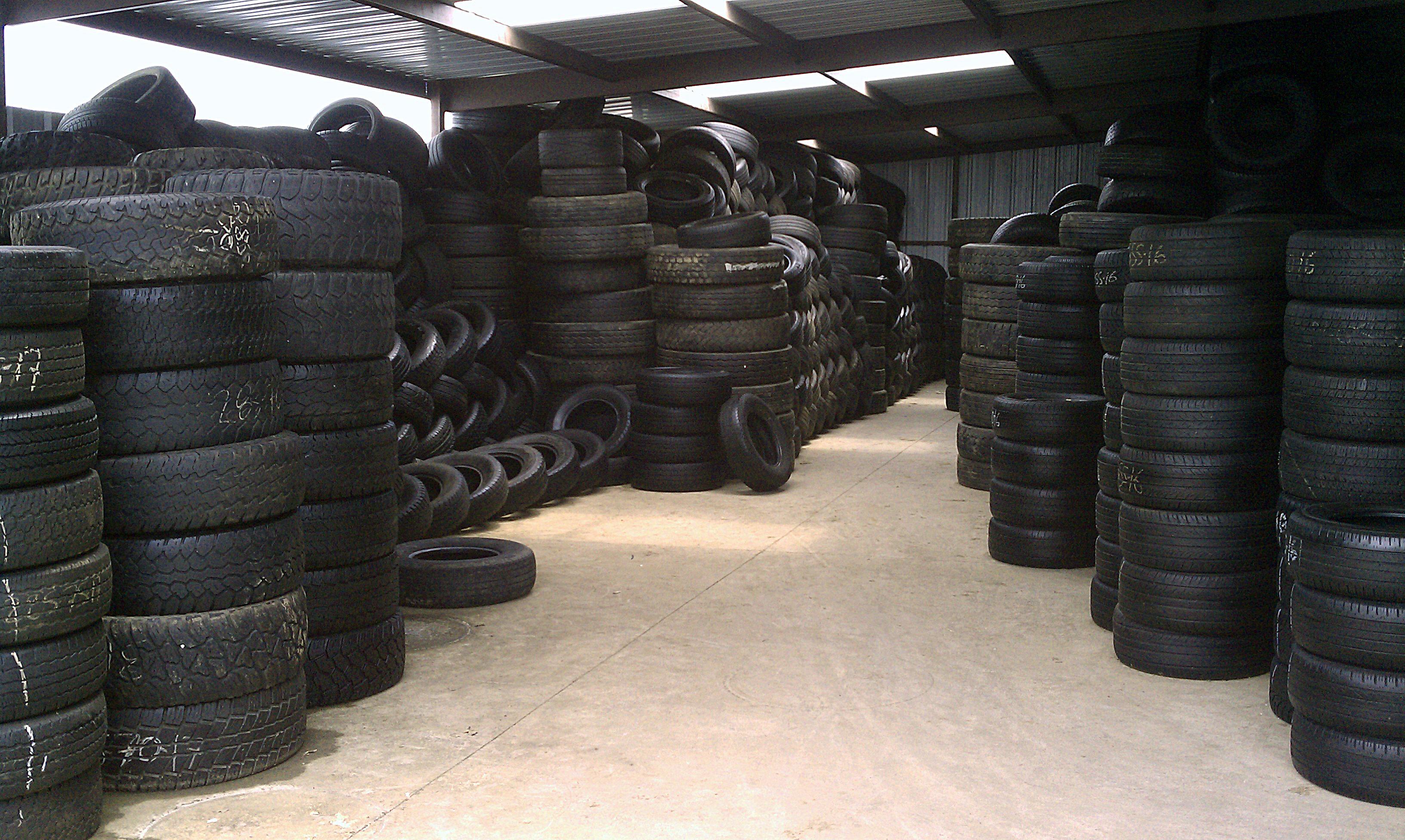 Our used tire inventory is NOT exposed to the elements prior to sale