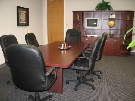 Conference Room, seats 8 -10 people