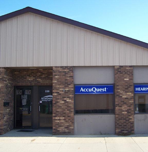 Look for this building to find the Indianola AccuQuest Hearing Center