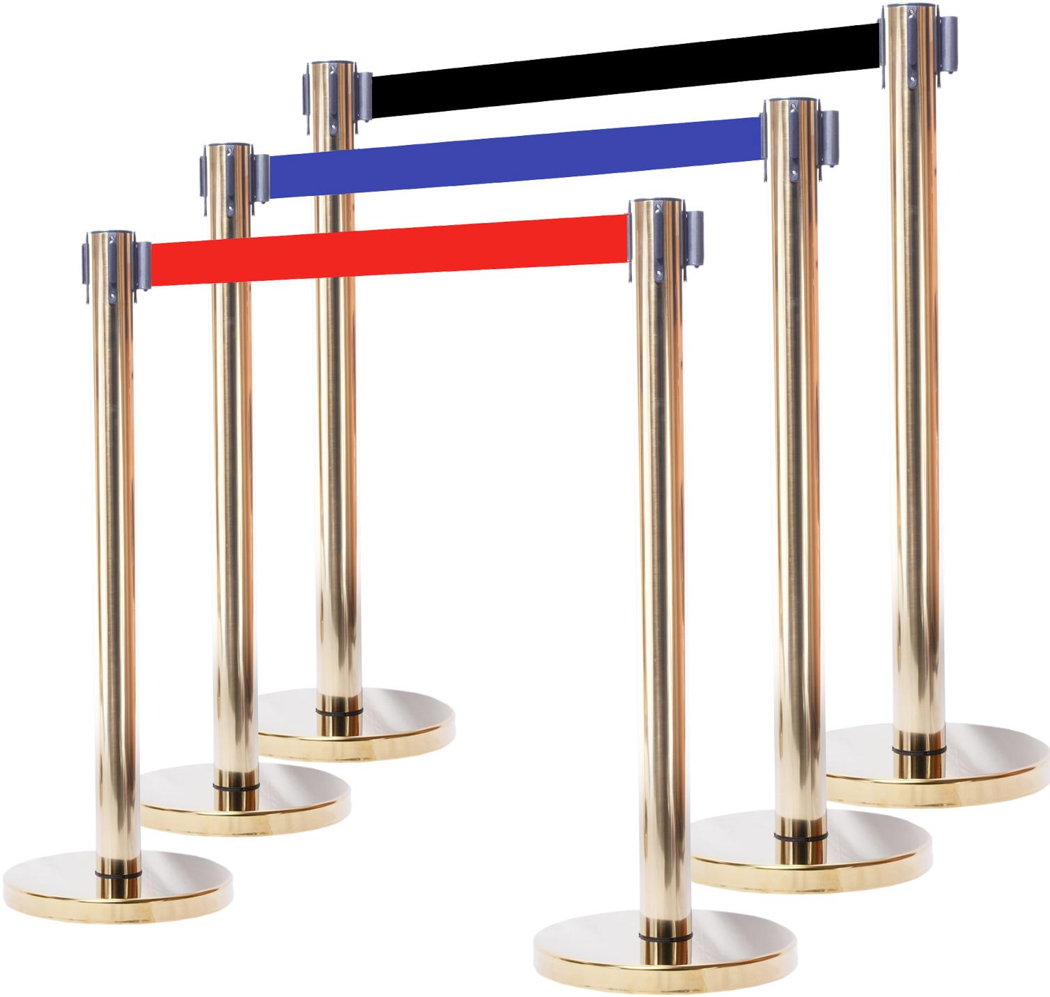 Stainless Steel Gold Stanchion