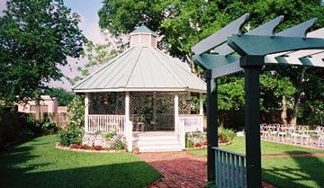 Gazebo out back, great place for a wedding or special event