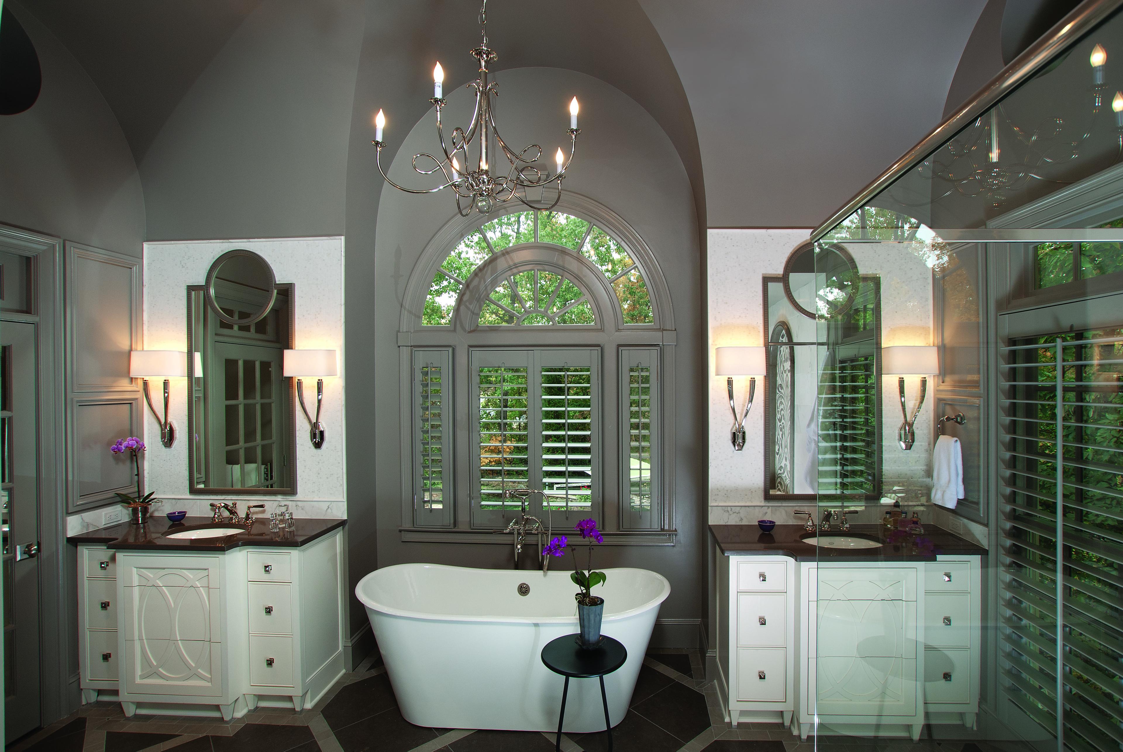 Dual Vanity Custom Bath in Johns Creek, Georgia