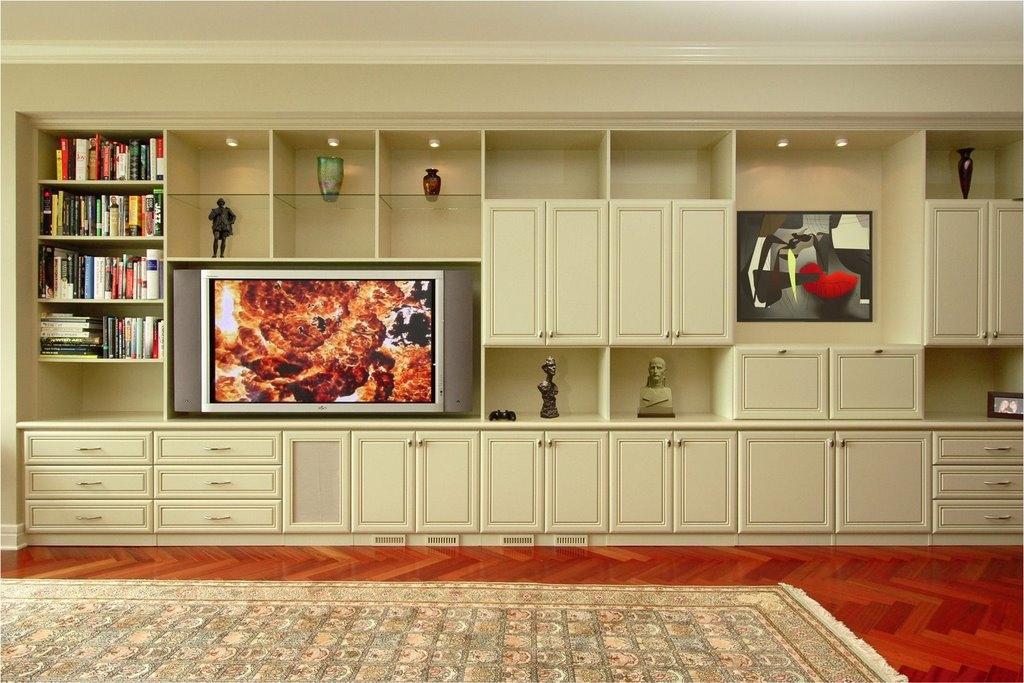 Painted Wall Entertainment Systems