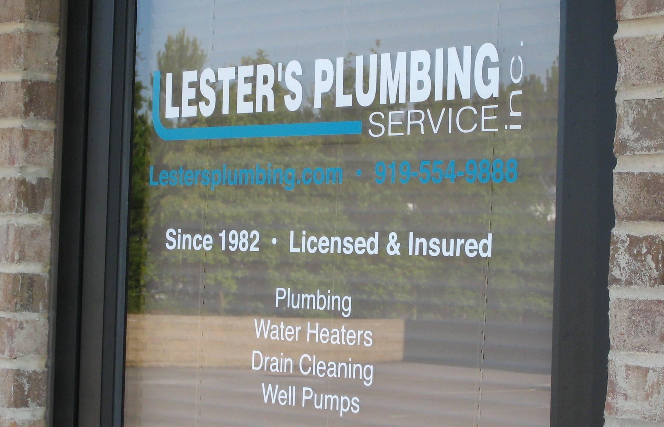 Lester's Plumbing Service