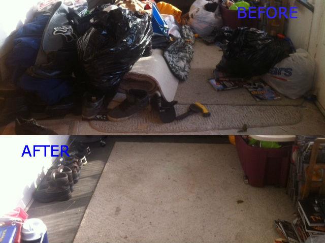 Junk Removal Before and After