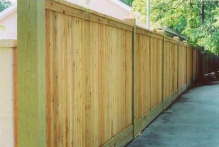 privacy cedar cap rail