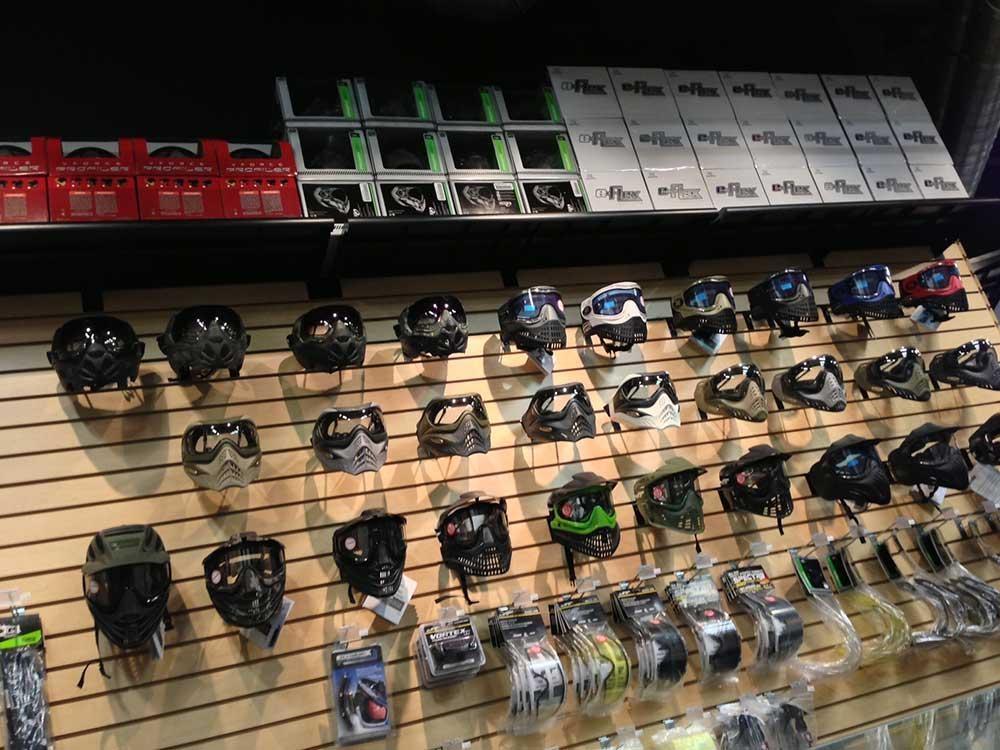 Goggle Wall