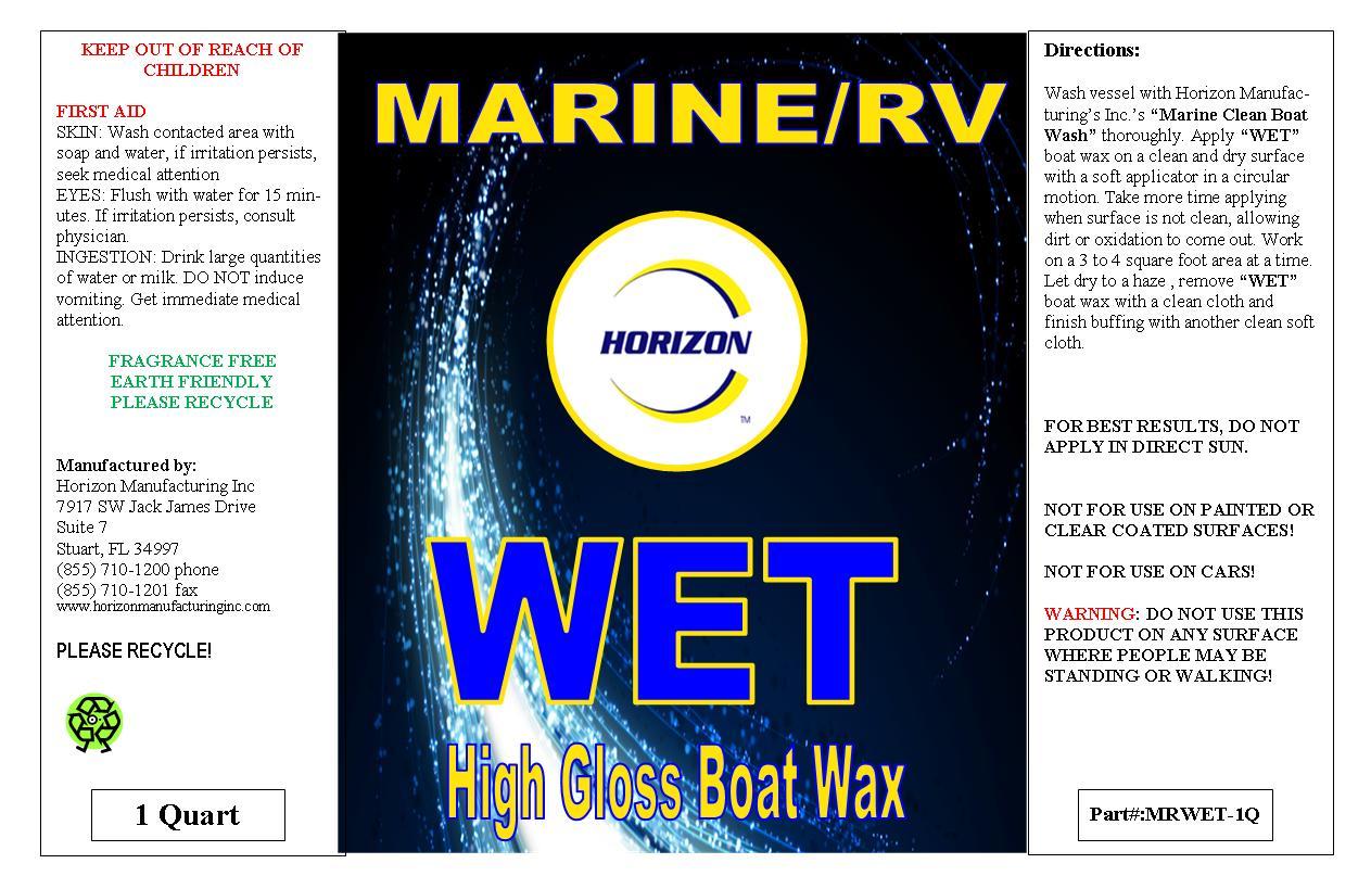 WET BOAT WAX