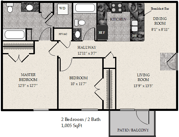 The Eastowne 2BR