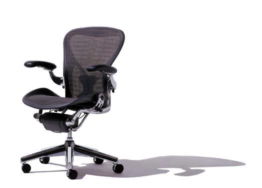 The award-winning Aeron ergonomic chair by Herman Miller from Stamford Office Furniture