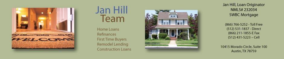 Jan Hill Team, Austin Mortgage Loan Originator