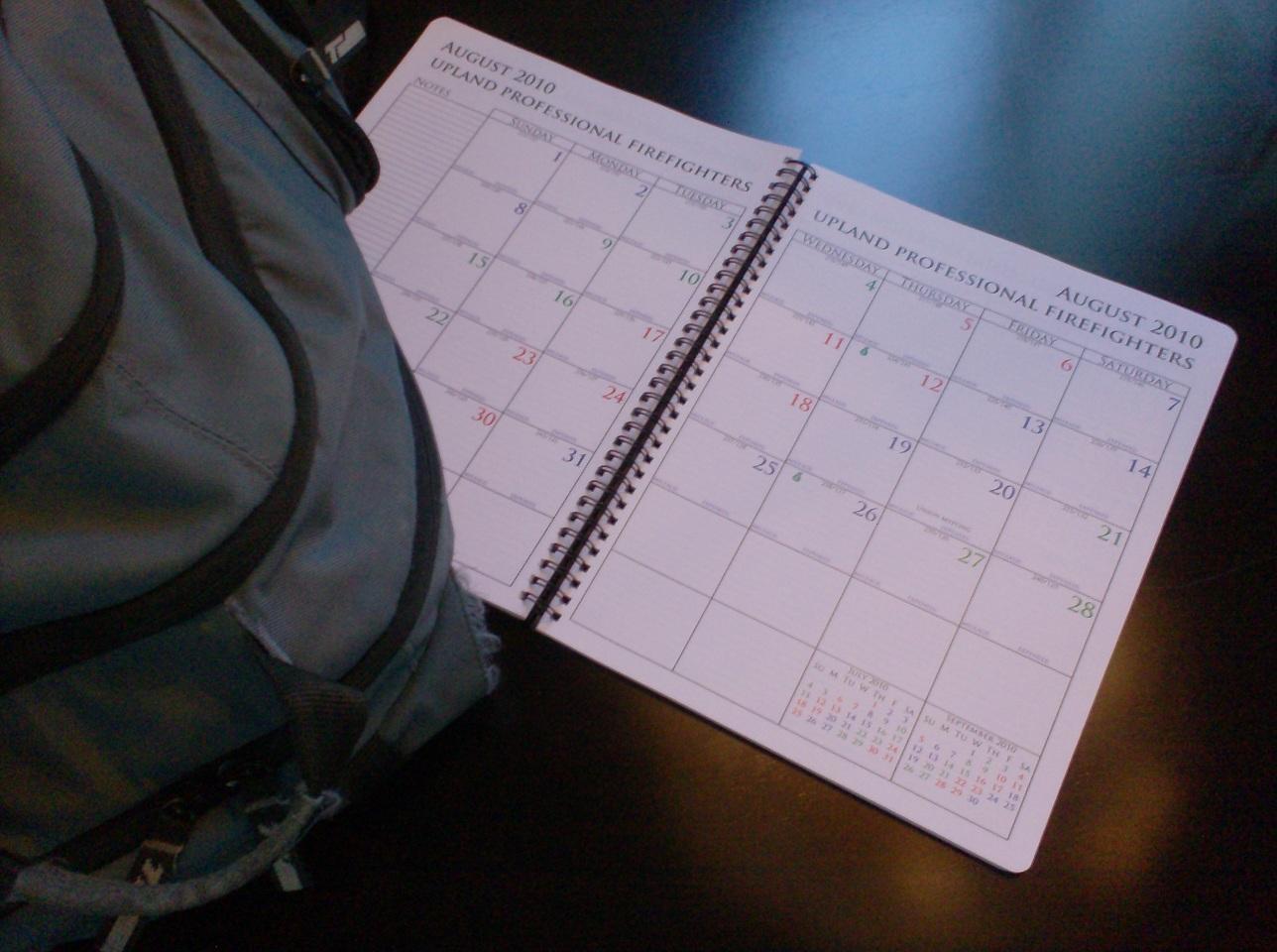 Large Month Shift Planner