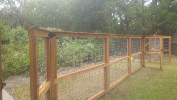 Bull Panel cedar fence