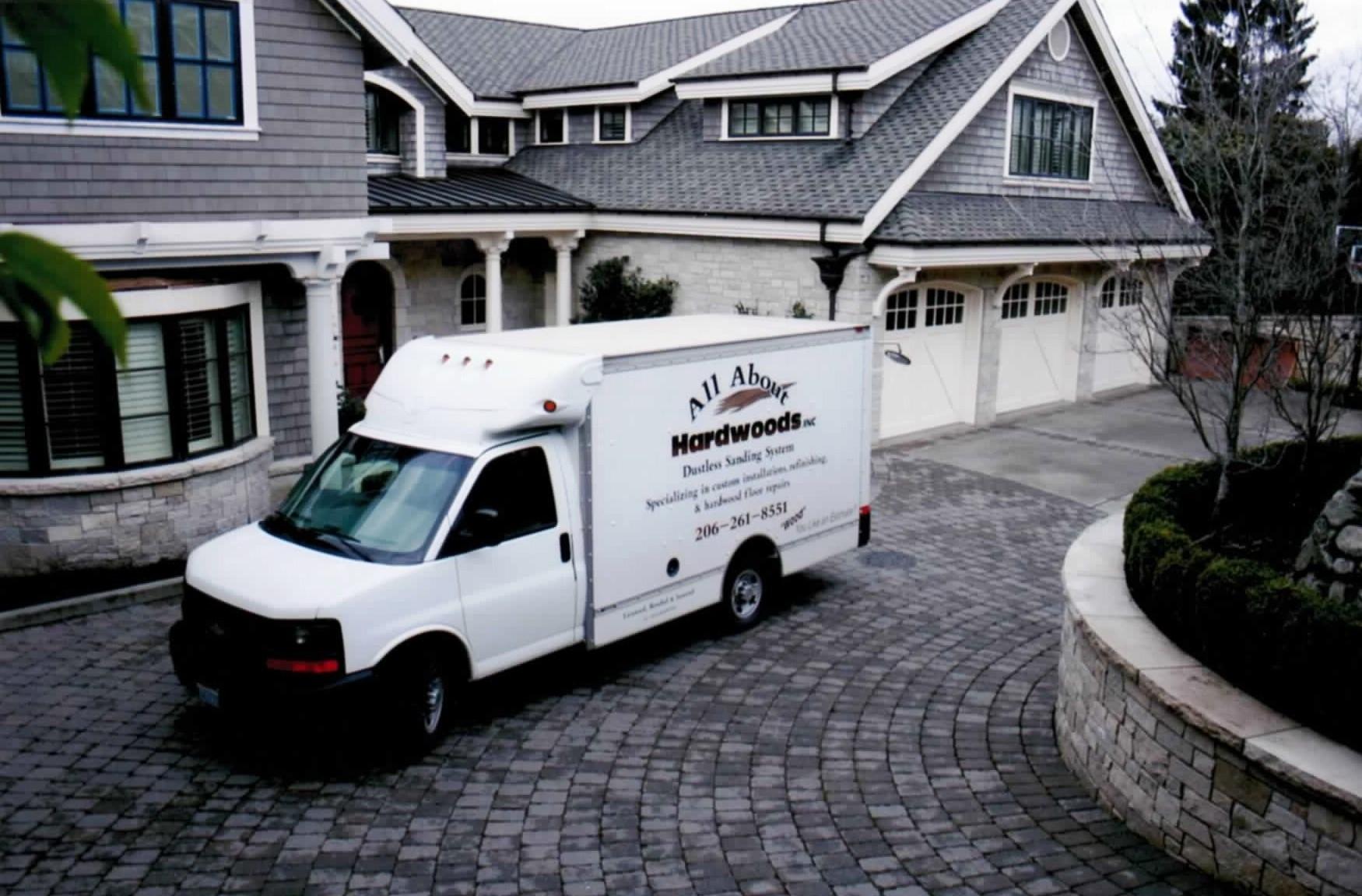 All About Hardwoods Work Truck